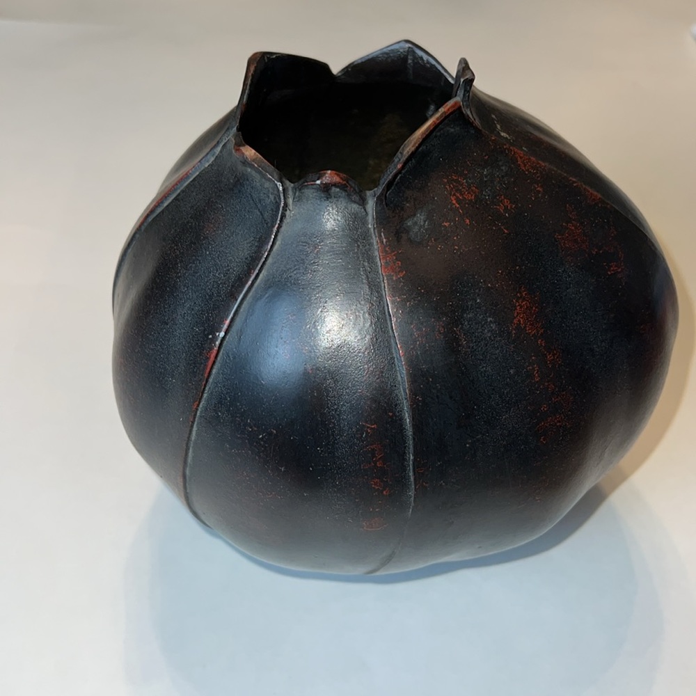 JAPANESE Zinc Metalwork Vase